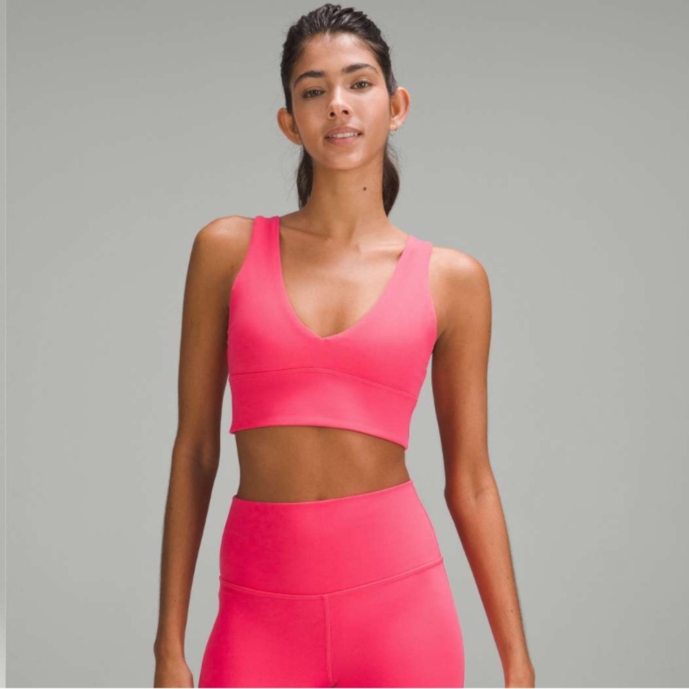 Lululemon Align V-Neck Bra (A/B cup) - Lipgloss size 12